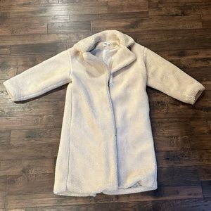 Princess Polly Leah Teddy Coat Beige